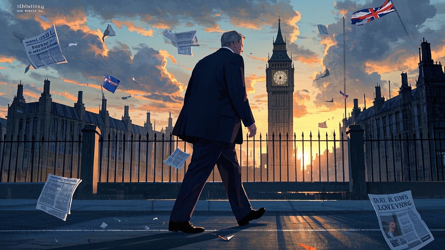 唐宁街10号的"旋转门"：斯塔默哽咽辞职背后，英国十年六相的民主困境