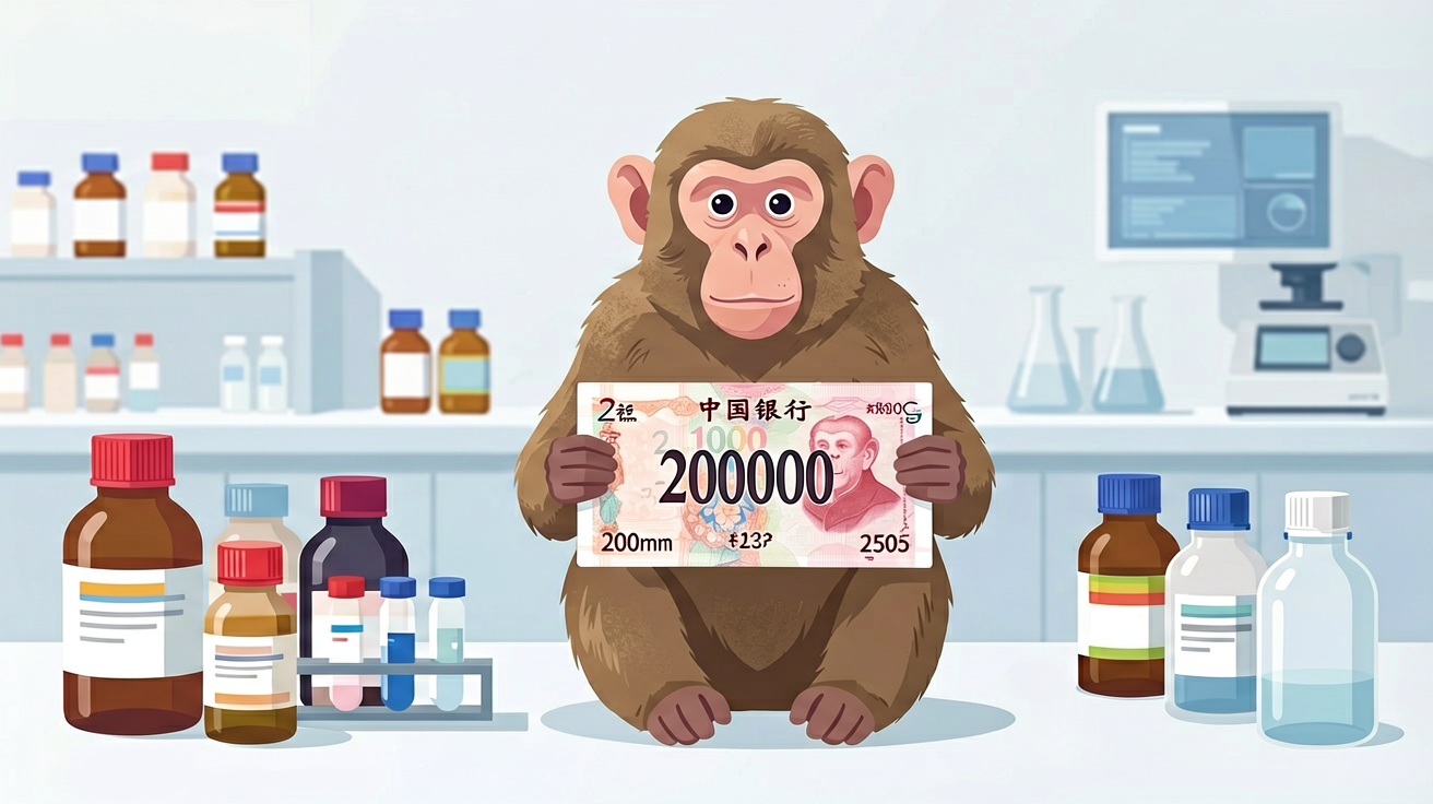 一只猴子卖到20万：创新药研发的"算力"危机与供应链困局
